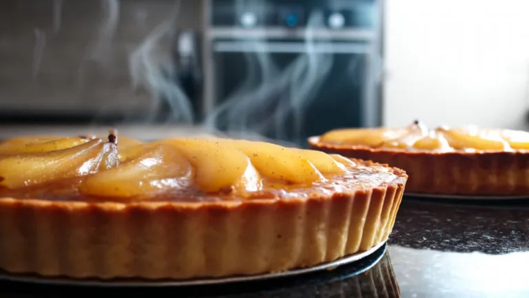 Фото блюда: Грушевый тарт тон с карамелью который покоряет ароматом