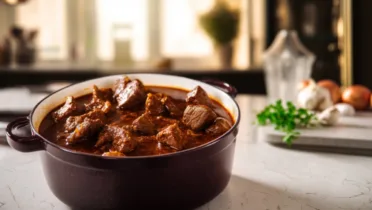 Фото рецепта Гуляш – Вкусный и сытный рецепт с мясом и луком