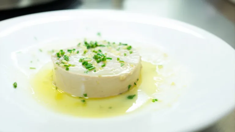 Фото блюда: Гусиная печень с луком шнитт и сливочным маслом