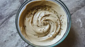 Фото рецепта: Хумус с пажитником с ярким ореховым вкусом