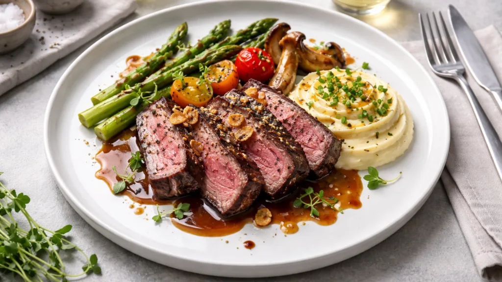 Столовая плоская тарелка для основного блюда