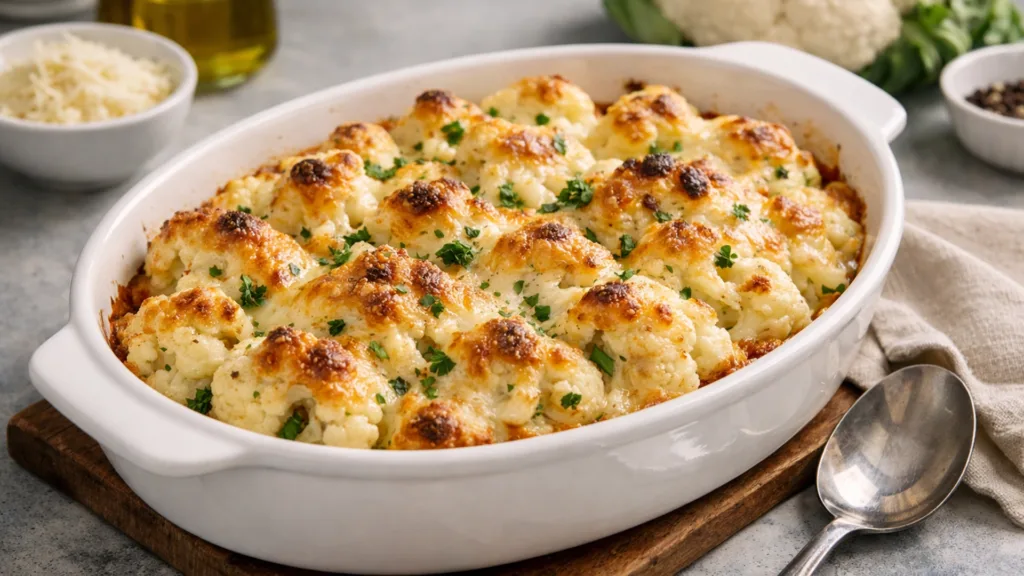 Цветная капуста с румяной корочкой