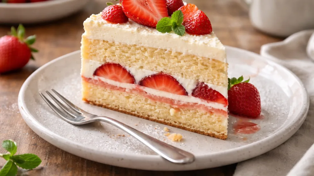 Десертная тарелка с тортом