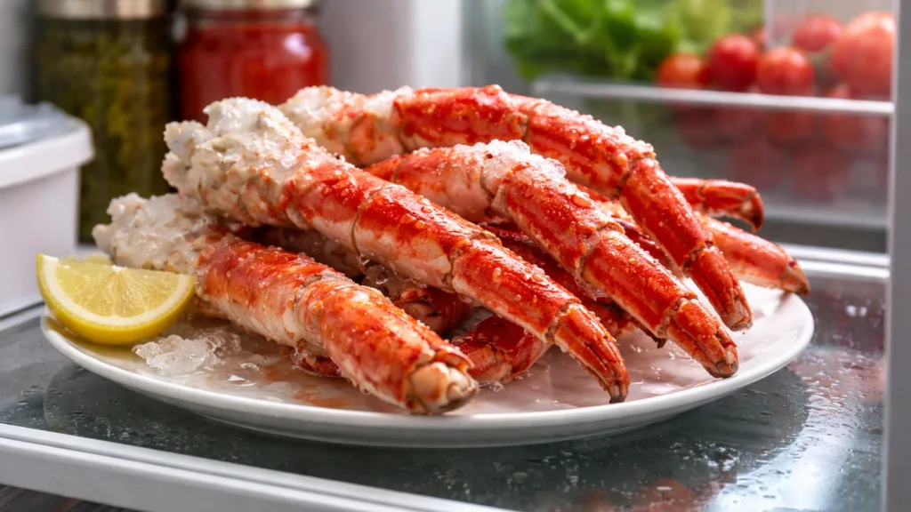 Разморозка фаланг краба в холодильнике