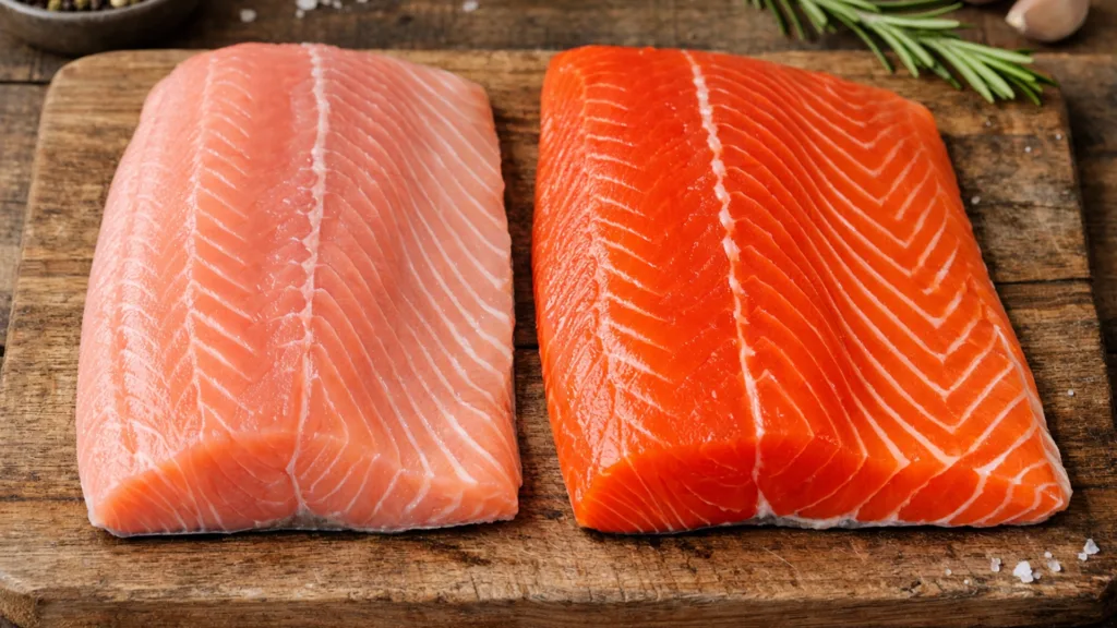 Филе горбуши и кеты