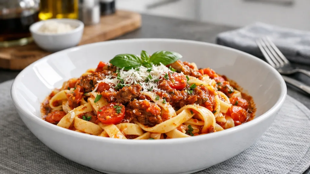 Глубокая тарелка для пасты