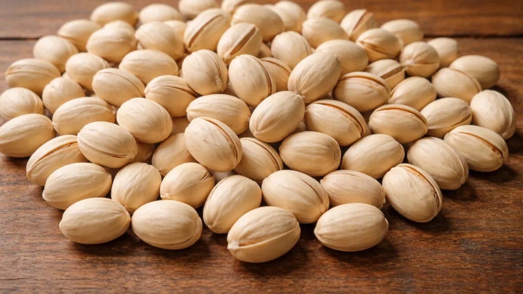 Полностью закрытые фисташки