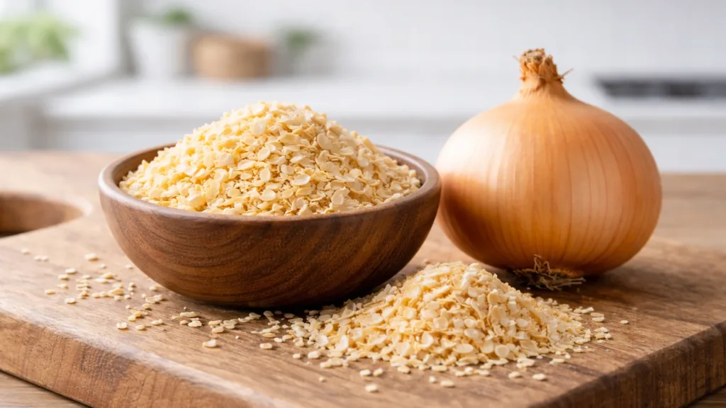 Сушёный лук хлопьями