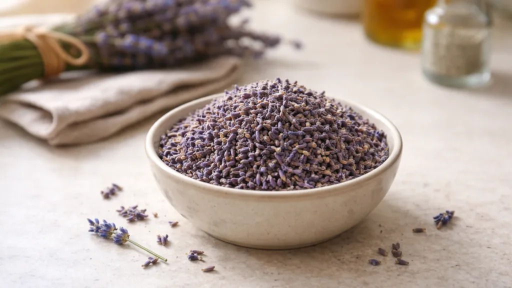 Сушёная лаванда для десертов