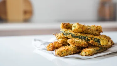 Фото блюда: Хрустящие кабачковые палочки в сухарях