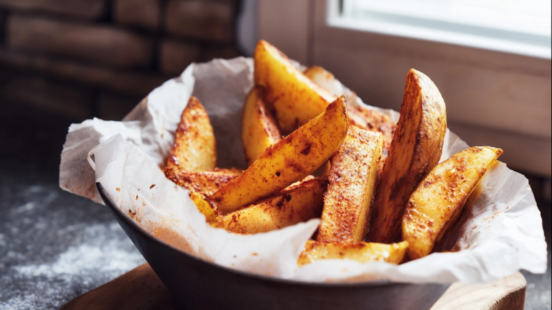 Фото блюда: Картофель по-деревенски с хрустящей корочкой