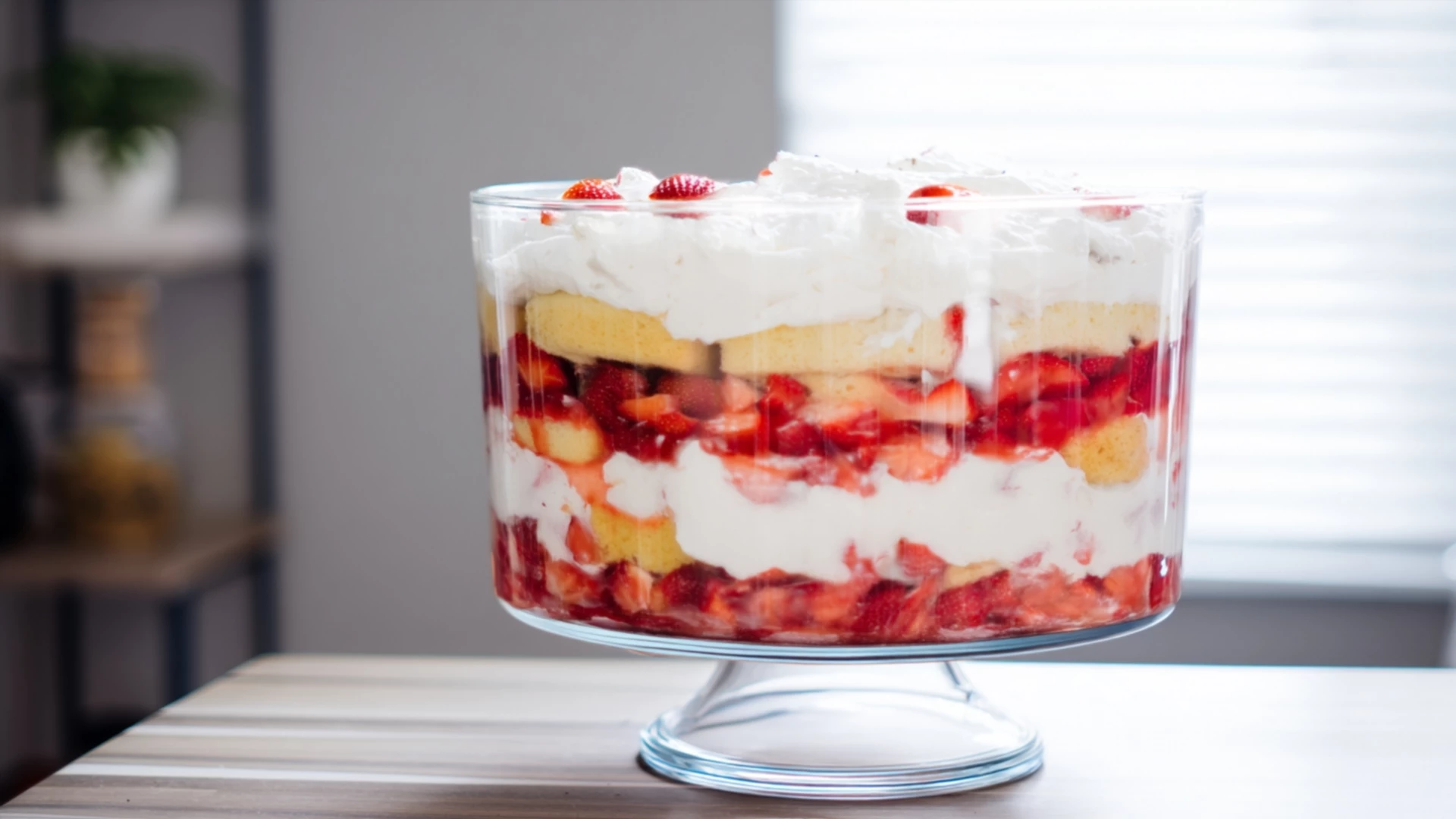 Фото блюда: Клубничный трайфл с нежным кремом