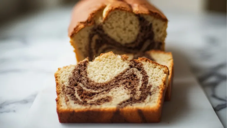 Фото блюда: Мраморный кофейный кекс – восхитительная выпечка с кофейным узором