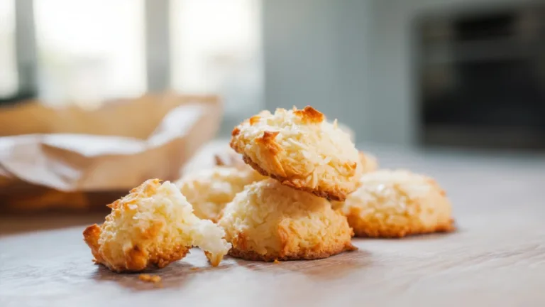 Фото блюда: Кокосовое печенье с хрустящей окантовкой