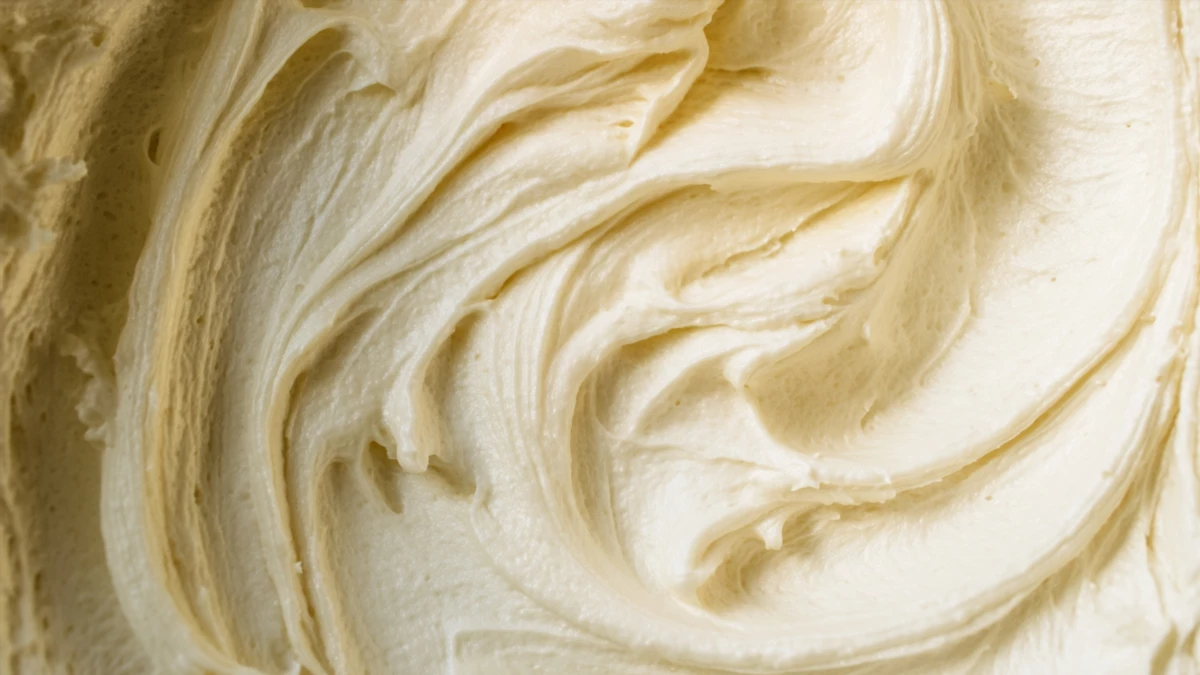 Фото блюда: Воздушный крем чиз с бобами тонка для капкейков с насыщенным ароматом