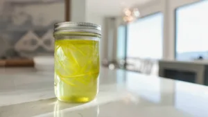Фото блюда: Лаймовый сироп с цедрой который делает напитки ярче