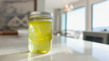 Фото рецепта Лаймовый сироп с цедрой который делает напитки ярче