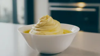 Фото рецепта: Лимонный хумус с оливковым маслом — рецепт для истинных гурманов