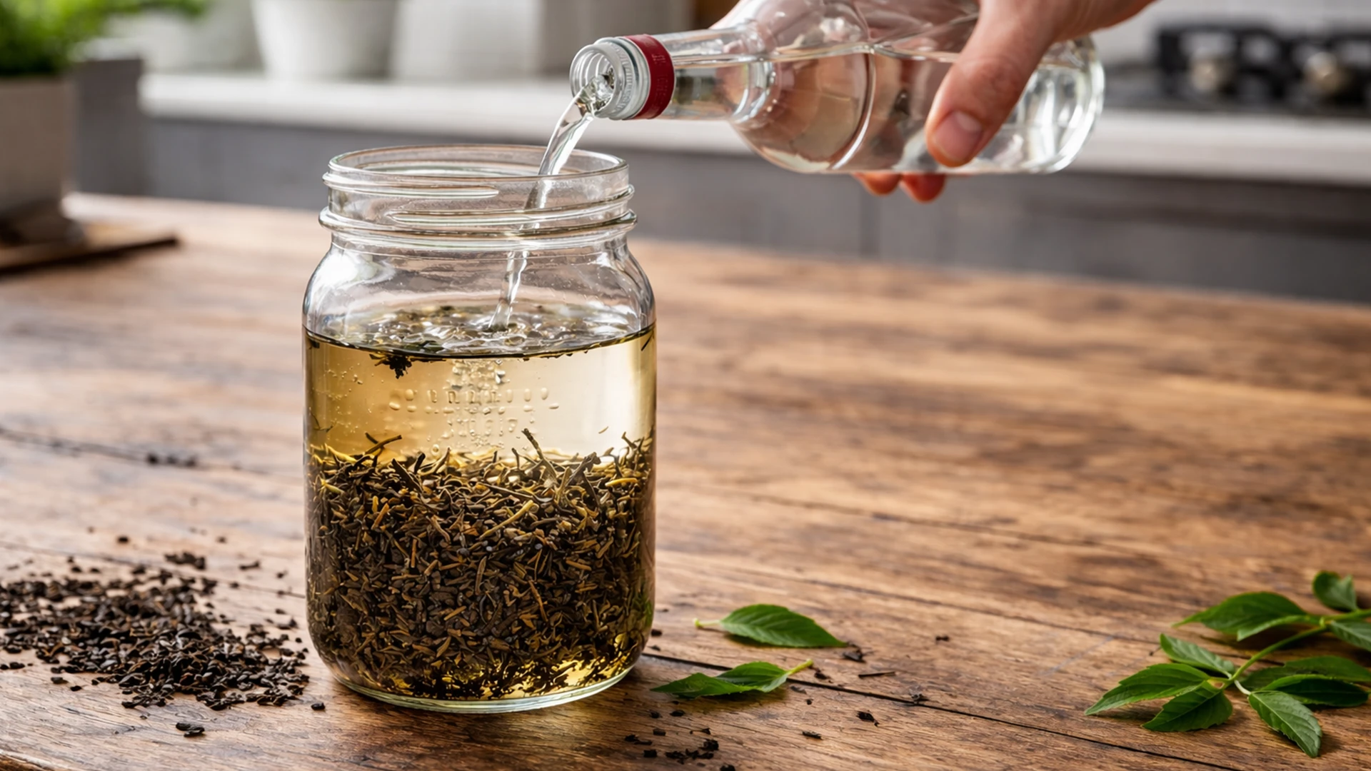 Залить алкоголем