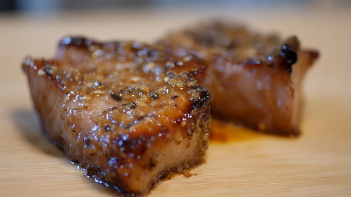 Фото блюда: Медовая буженина с горчицей