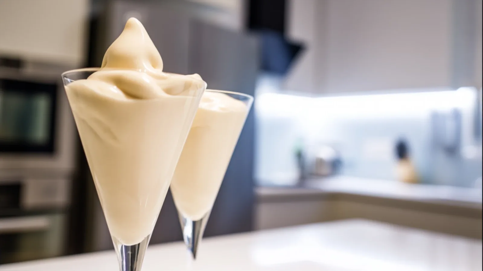 Фото блюда: Ванильный молочный коктейль с мороженым