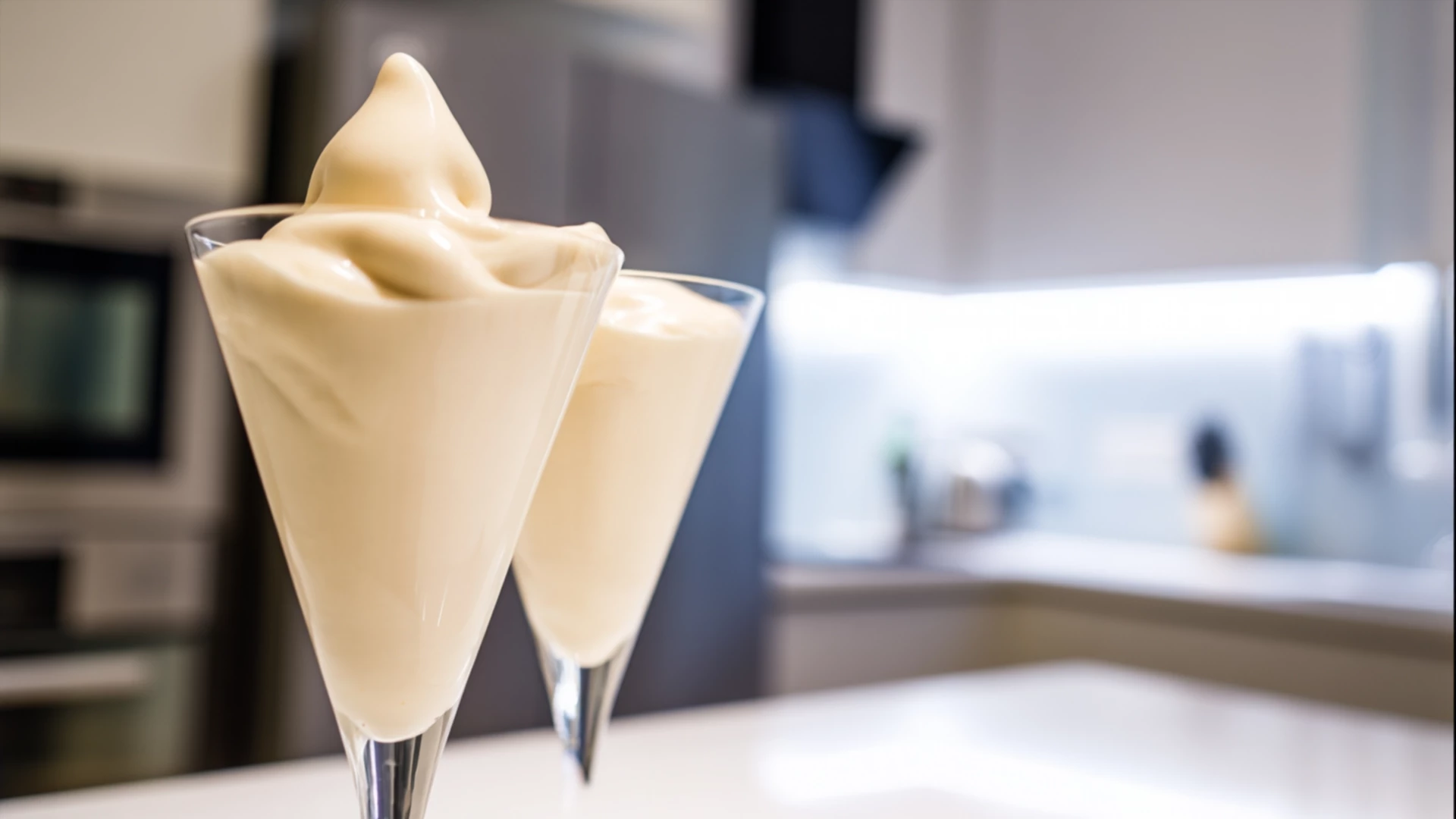 Фото блюда: Ванильный молочный коктейль с мороженым