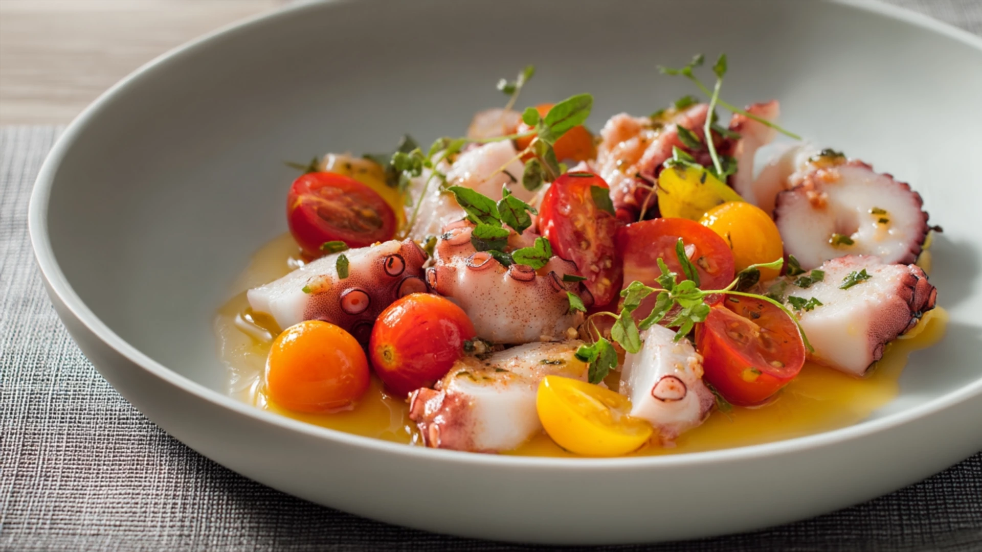 Фото блюда: Морской салат с осьминогом