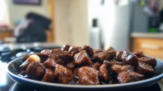 Фото рецепта: Мозги по-азиатски с соевым соусом