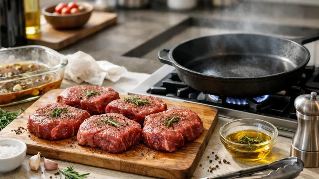 Подготовка продукта после маринада