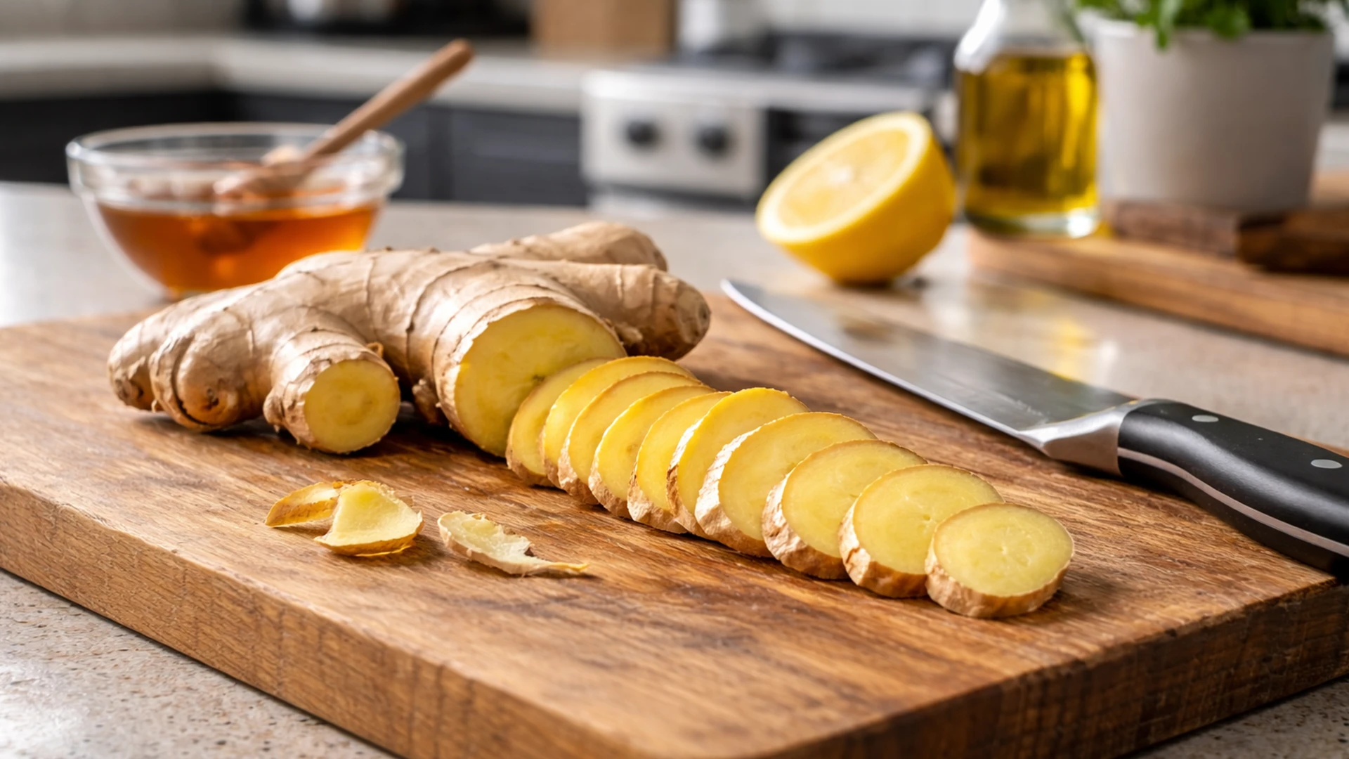 Подготовить имбирь