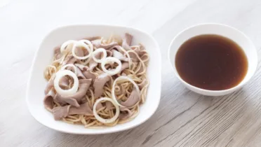 Фото рецепта Нарын с кониной с насыщенным бульоном