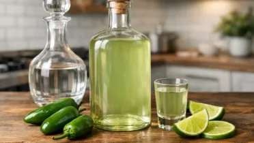 Фото блюда: Острая настойка с халапеньо и лаймом с яркой цитрусовой свежестью