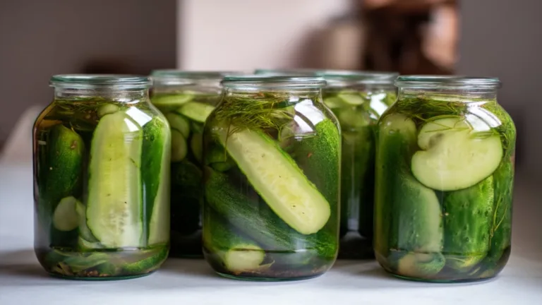 Фото блюда: Огурцы в солодовом уксусе с ярким хрустом и глубоким вкусом