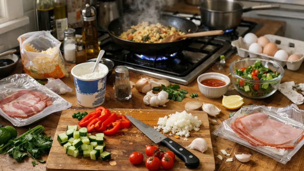 Готовка без подготовки ингредиентов