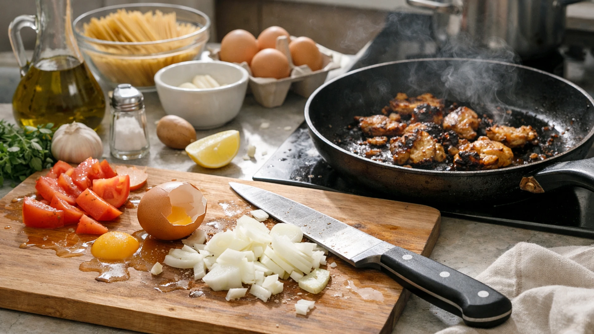 Фото блюда: Топ 10 частых ошибок новичков на кухне и как их избежать