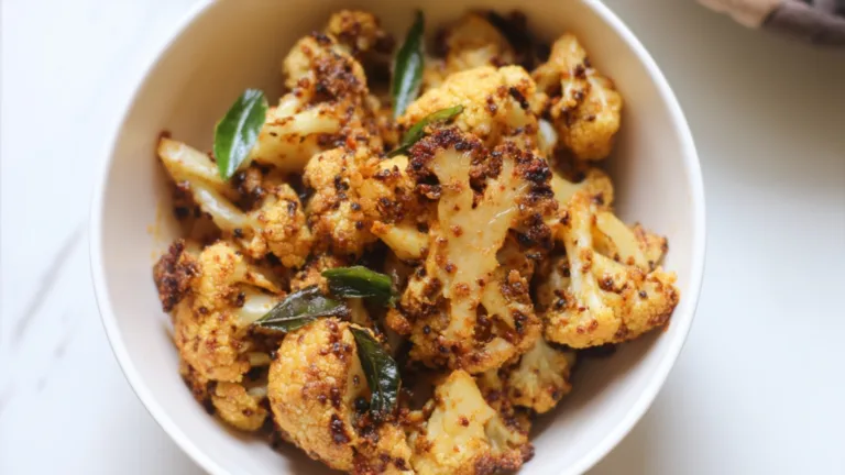 Фото блюда: Острая цветная капуста в горчичном масле: простой рецепт с пикантной ноткой