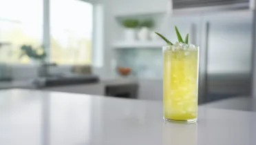 Фото блюда: Освежающий детокс напиток с алоэ для бодрого утра