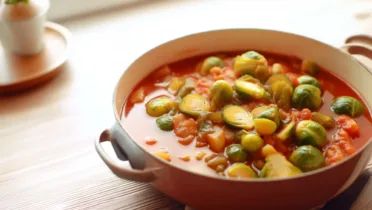 Фото рецепта Овощное рагу с брюссельской капустой – Пошаговый рецепт