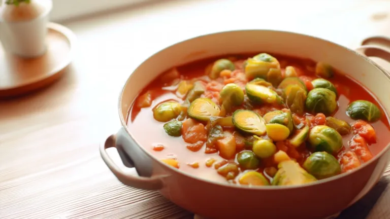 Фото блюда: Овощное рагу с брюссельской капустой – Пошаговый рецепт