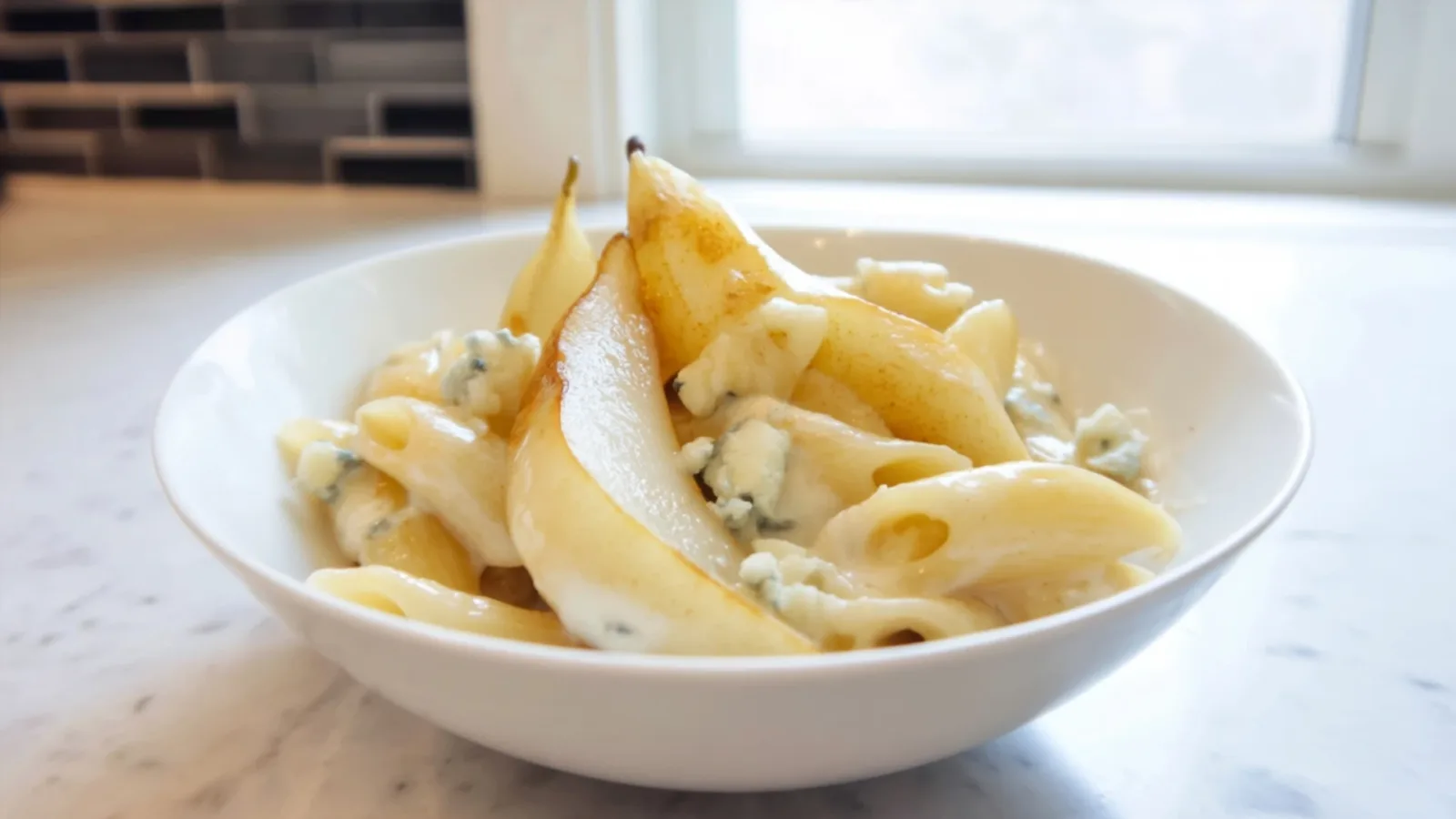 Фото блюда: Паста с грушей и голубым сыром