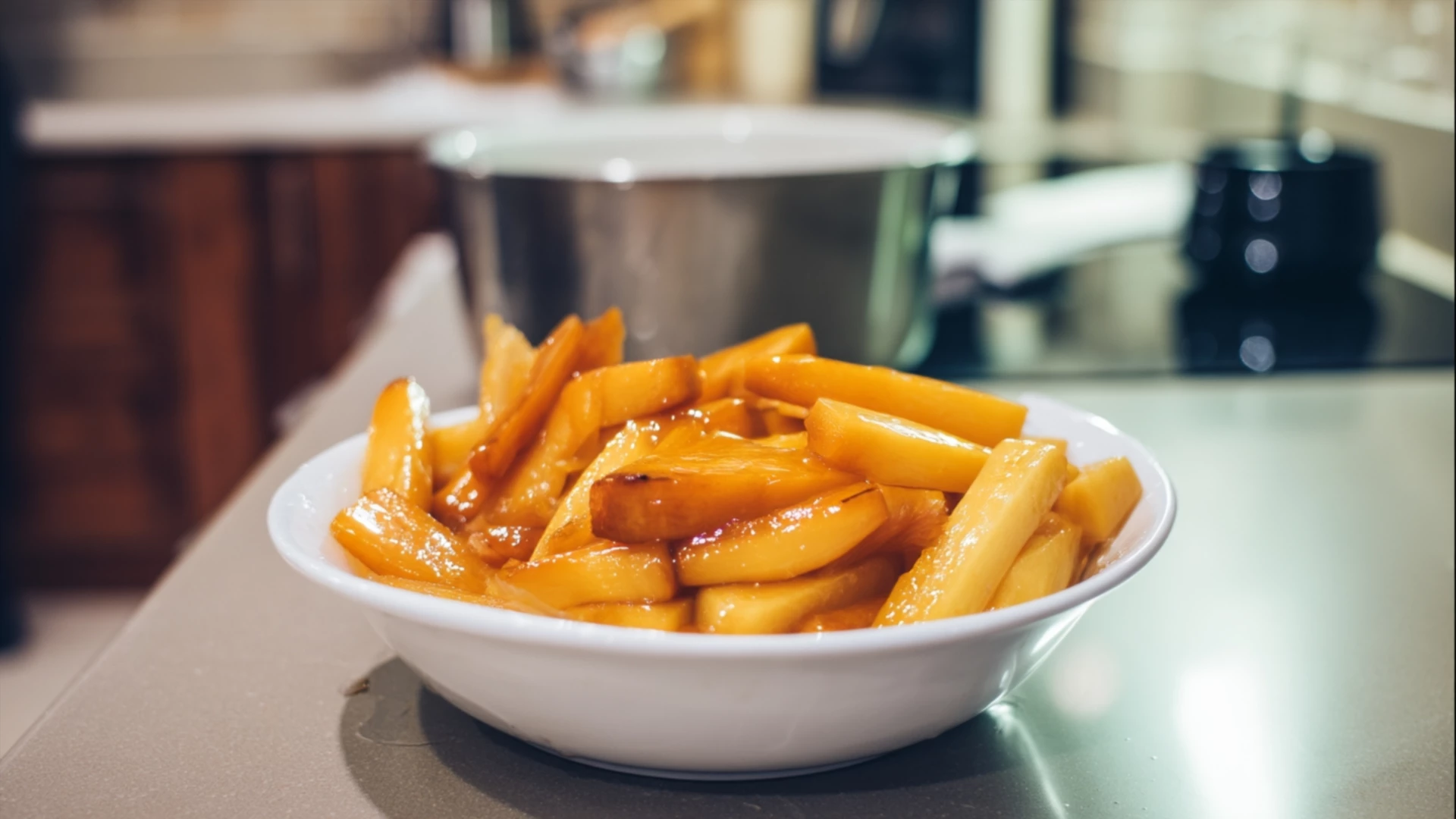 Фото блюда: Пастернак с апельсином — яркое сочетание вкусов