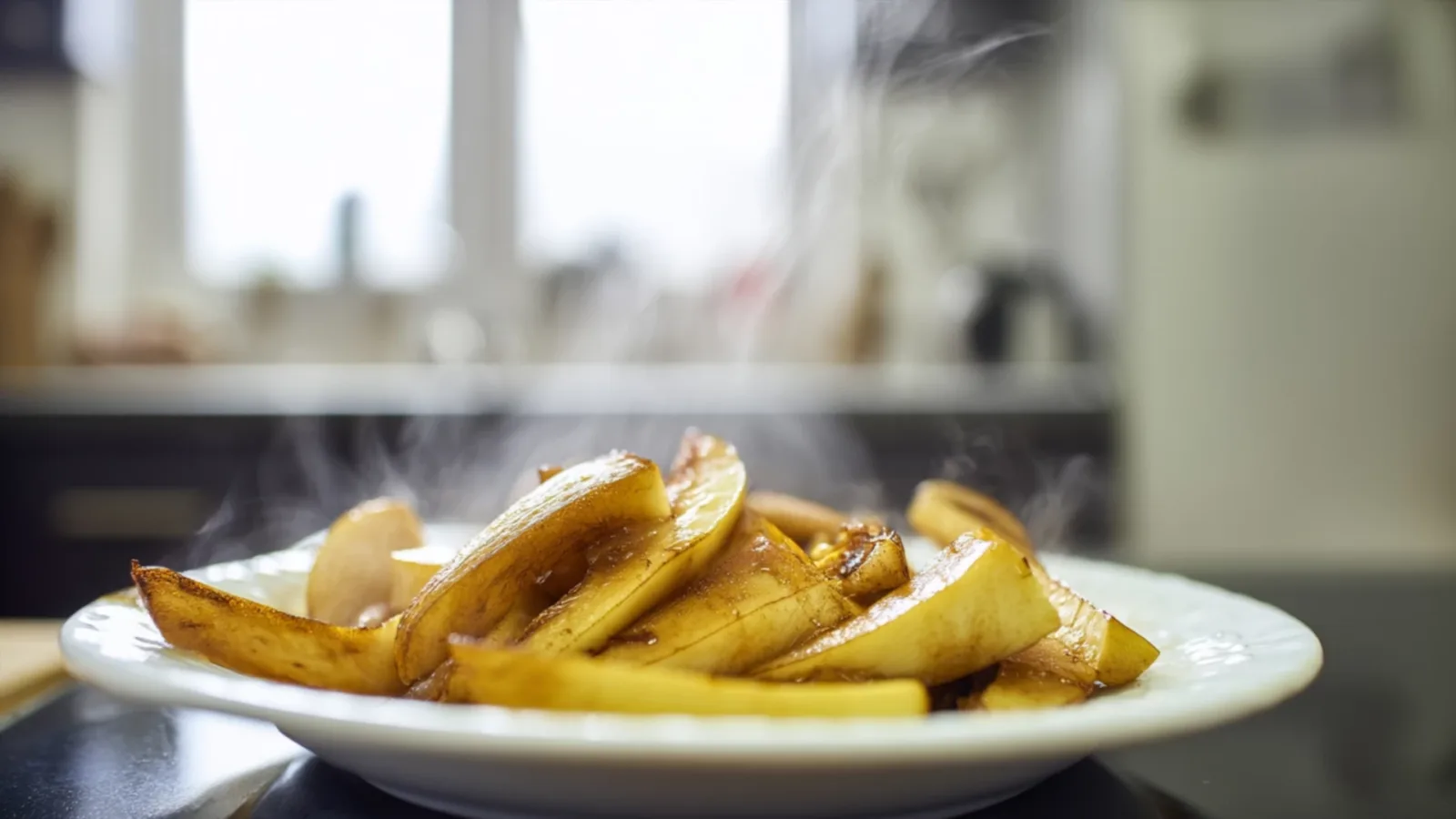 Фото блюда: Пастернак с яблоками в карамельной глазе