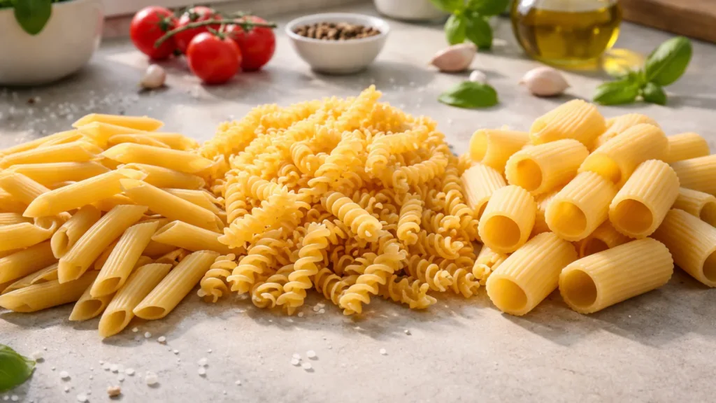 Короткие виды пасты