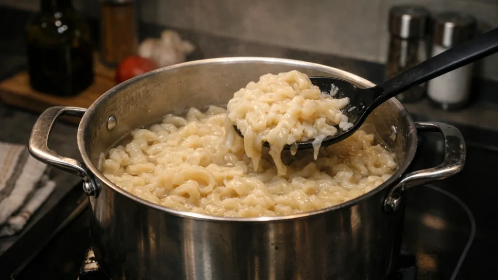 Ошибка при варке пасты