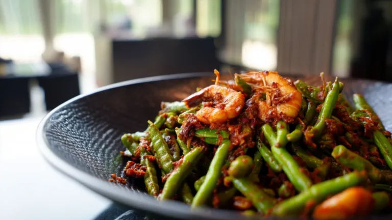 Фото блюда: Петай с креветками – пряное блюдо с малайзийским акцентом