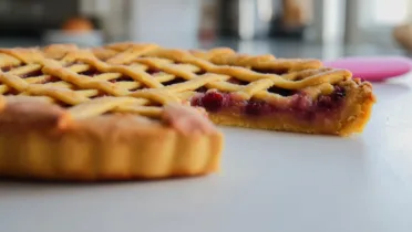 Фото рецепта Пирог с черной смородиной с ярким вкусом лета