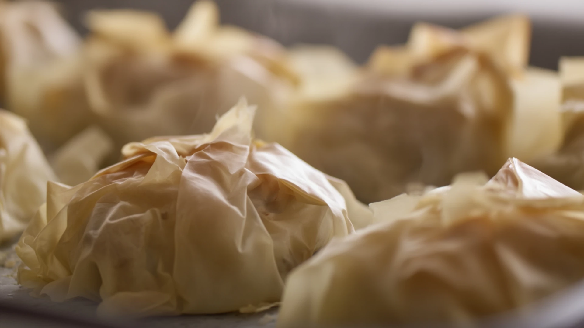 Фото блюда: Пирожки фило с курицей и грибами