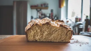 Фото рецепта: Пышный пивной хлеб с хрустящей корочкой