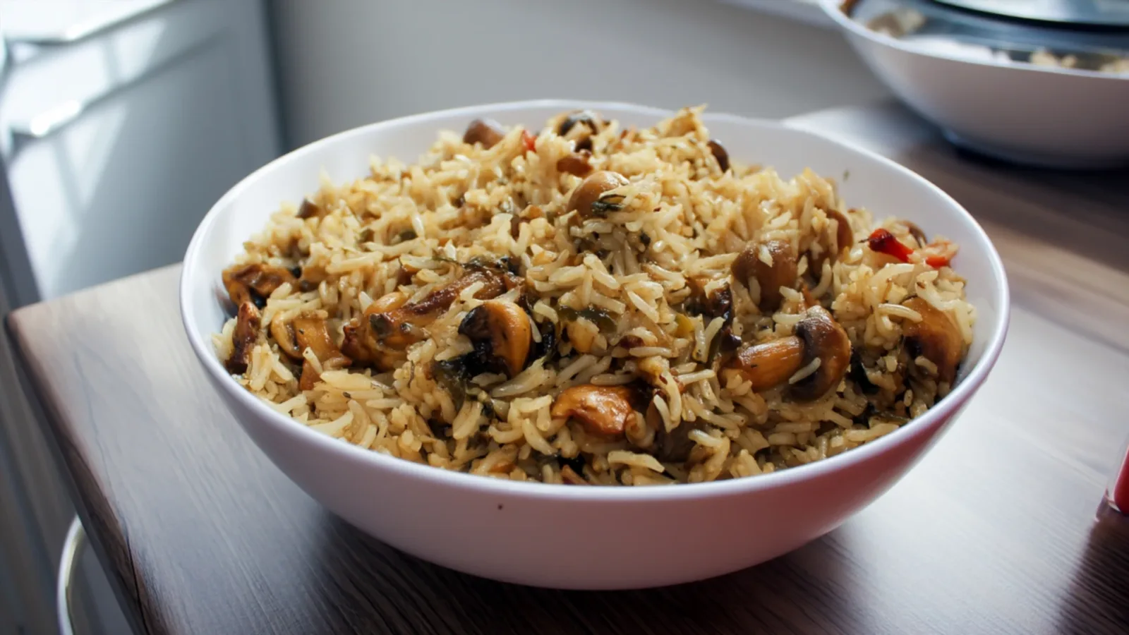 Фото блюда: Плов с маринованными опятами который удивит вас вкусом