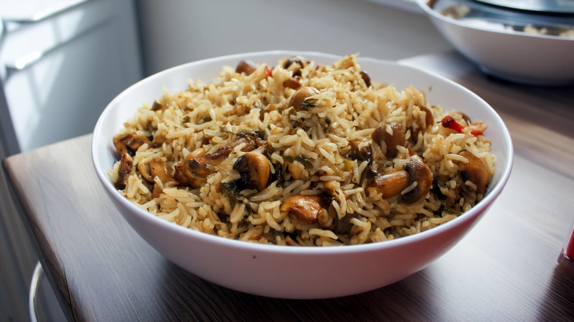 Фото блюда: Плов с маринованными опятами который удивит вас вкусом